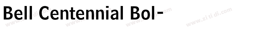Bell Centennial Bol字体转换